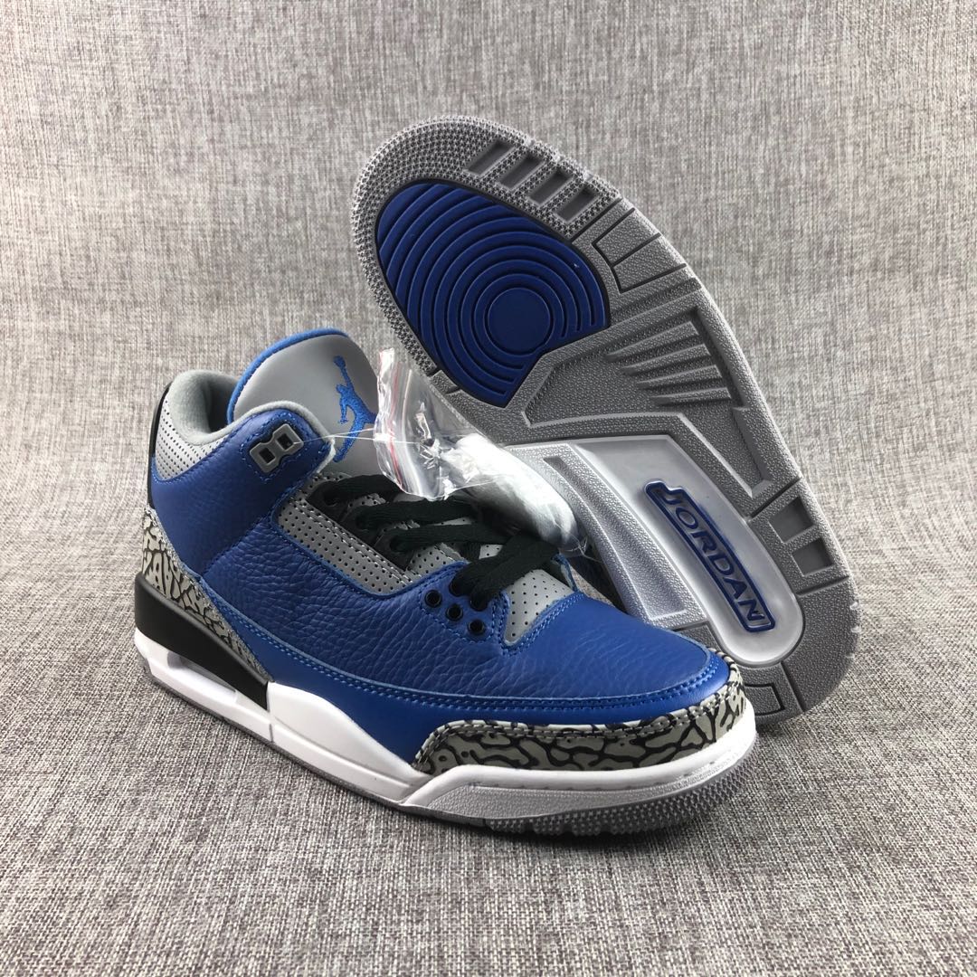 Jordan AJ3 Retro 'Sport Blue' - FashionPlug