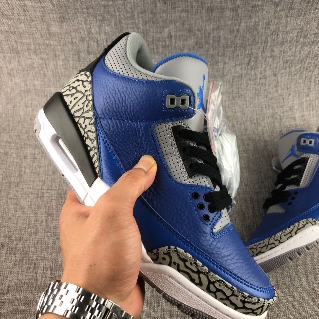 Jordan AJ3 Retro 'Sport Blue' - FashionPlug