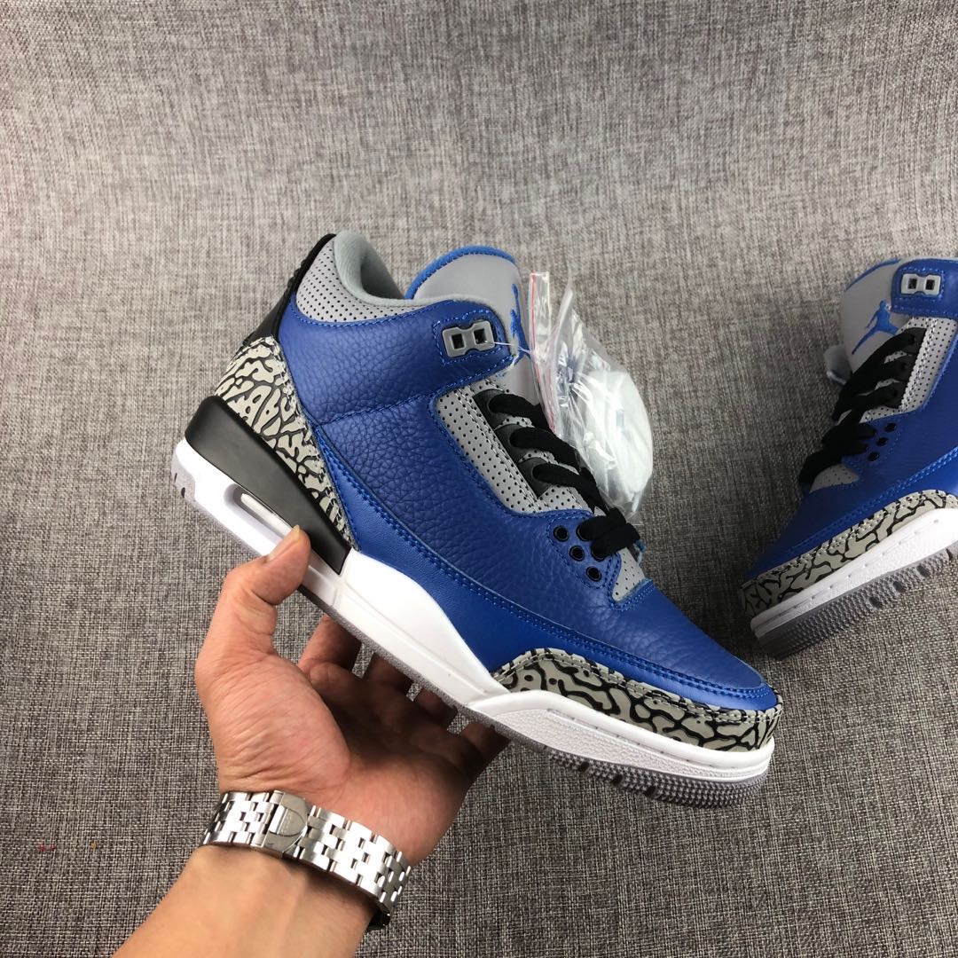 Jordan AJ3 Retro 'Sport Blue' - FashionPlug