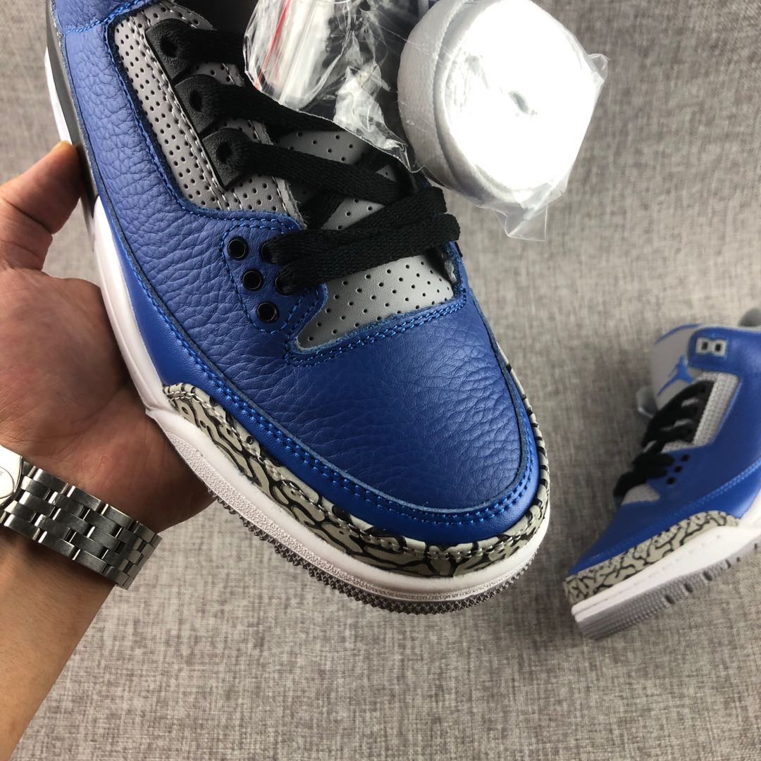 Jordan AJ3 Retro 'Sport Blue' - FashionPlug