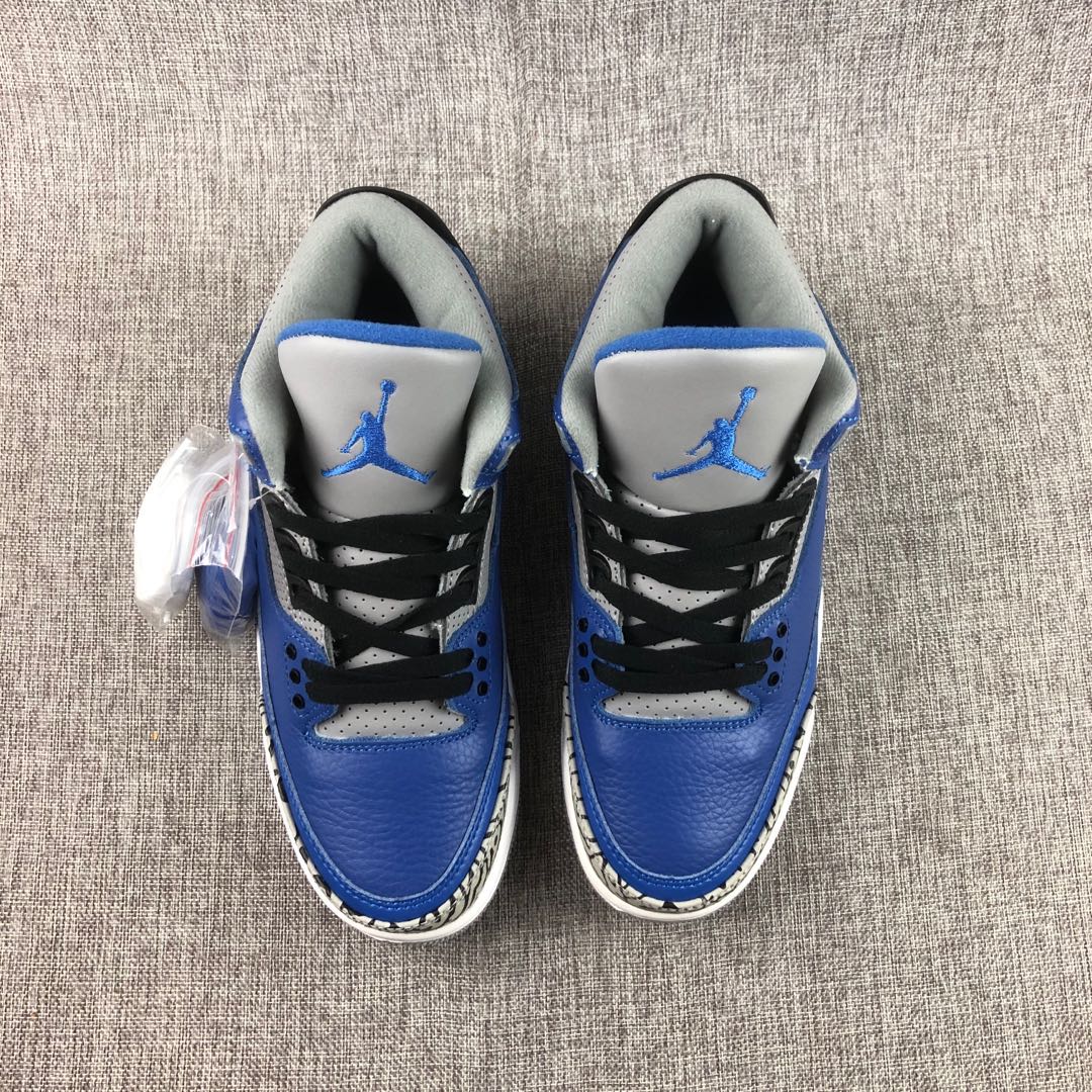 Jordan AJ3 Retro 'Sport Blue' - FashionPlug