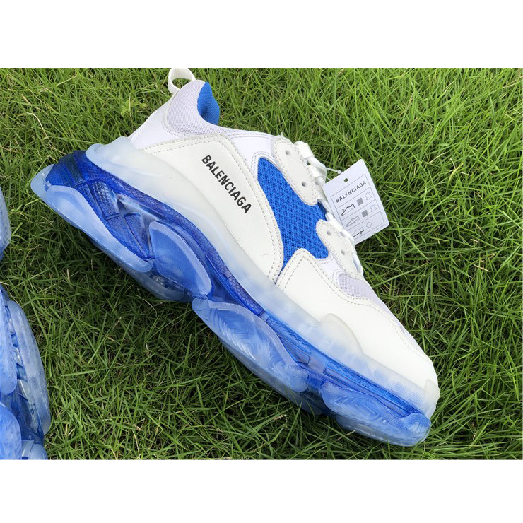 Balenciaga Sneaker Tess.Gomma White Blue - FashionPlug