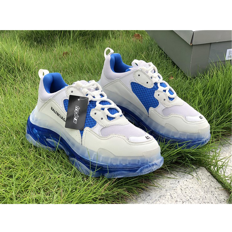Balenciaga Sneaker Tess.Gomma White Blue - FashionPlug