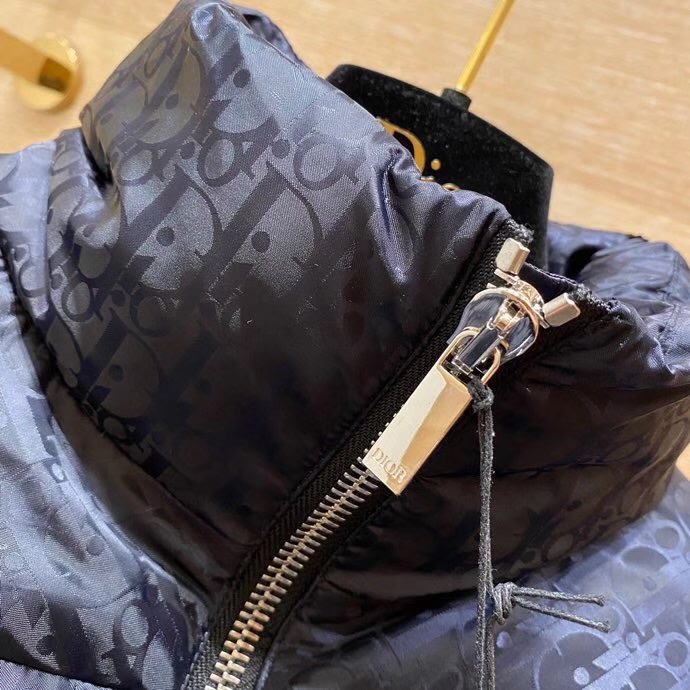 Dior Oblique Print Down Puffer Jacket - FashionPlug