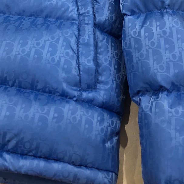 Dior Oblique Print Down Puffer Jacket - FashionPlug