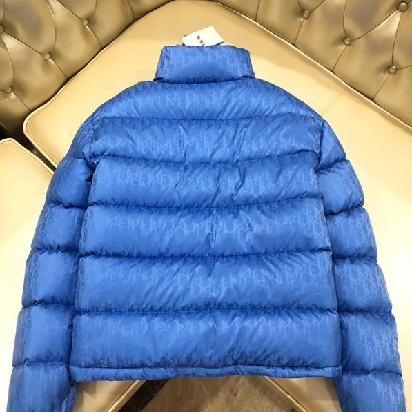 Dior Oblique Print Down Puffer Jacket - FashionPlug