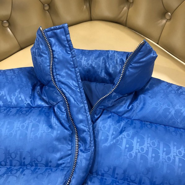 Dior Oblique Print Down Puffer Jacket - FashionPlug