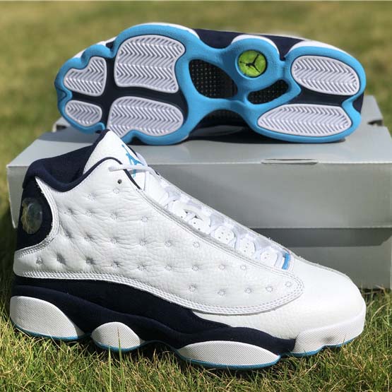 Jordan Air 13 Dark Powder Blue 414571-144 - FashionPlug