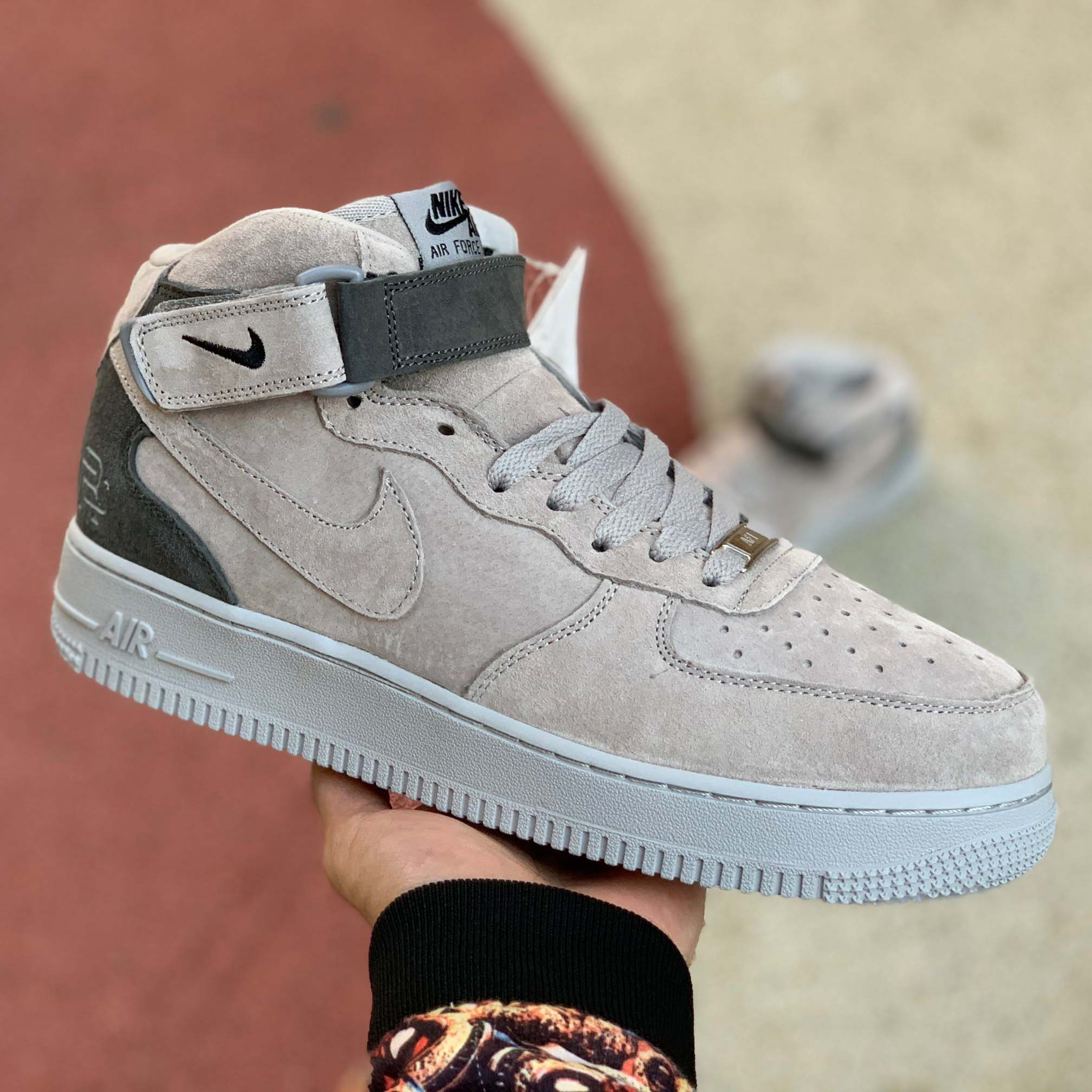 Nike Air Force 1 Mid Classic Dark Grey 807618-200 - FashionPlug