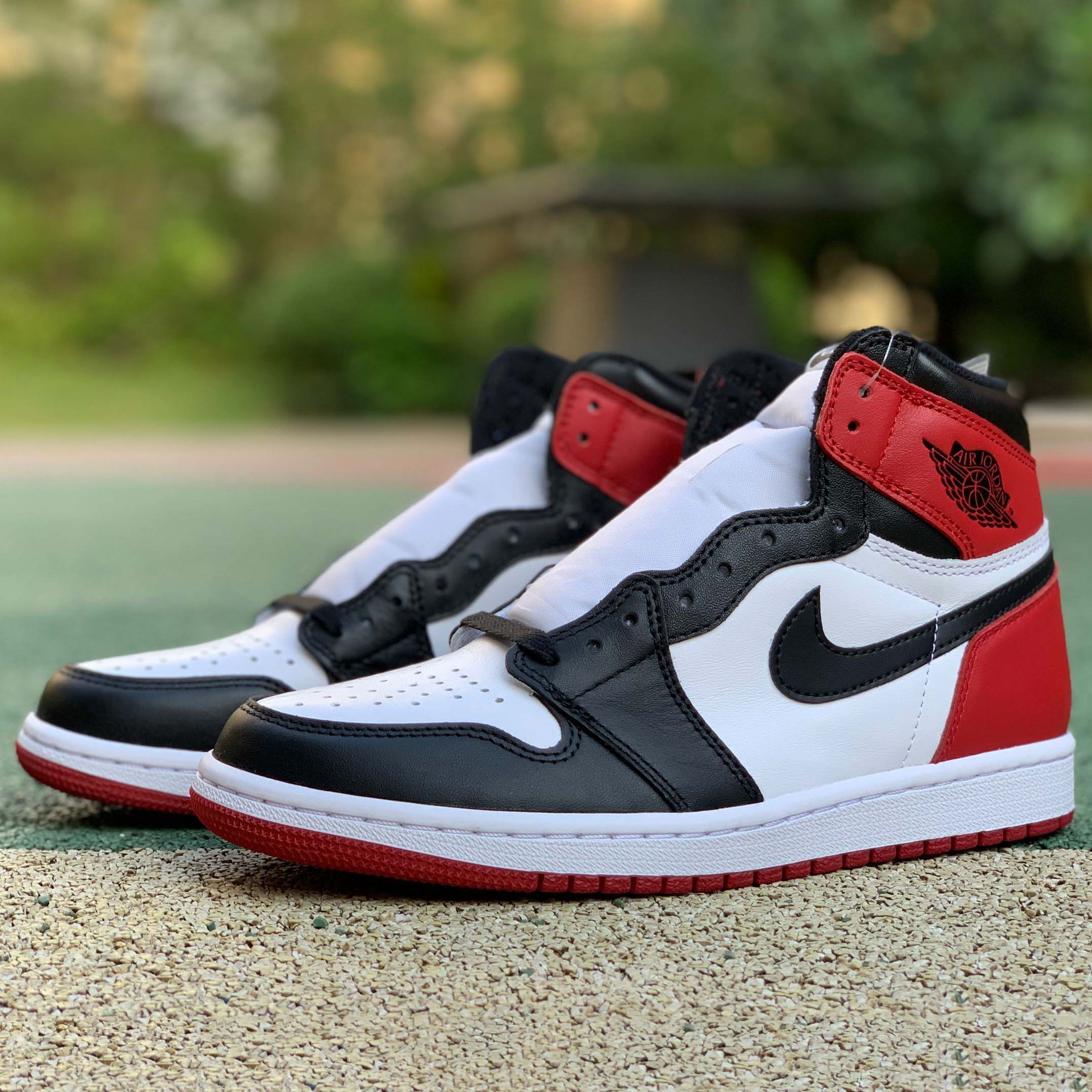 Jordan Air 1 Retro Black Toe 555088-125 - FashionPlug