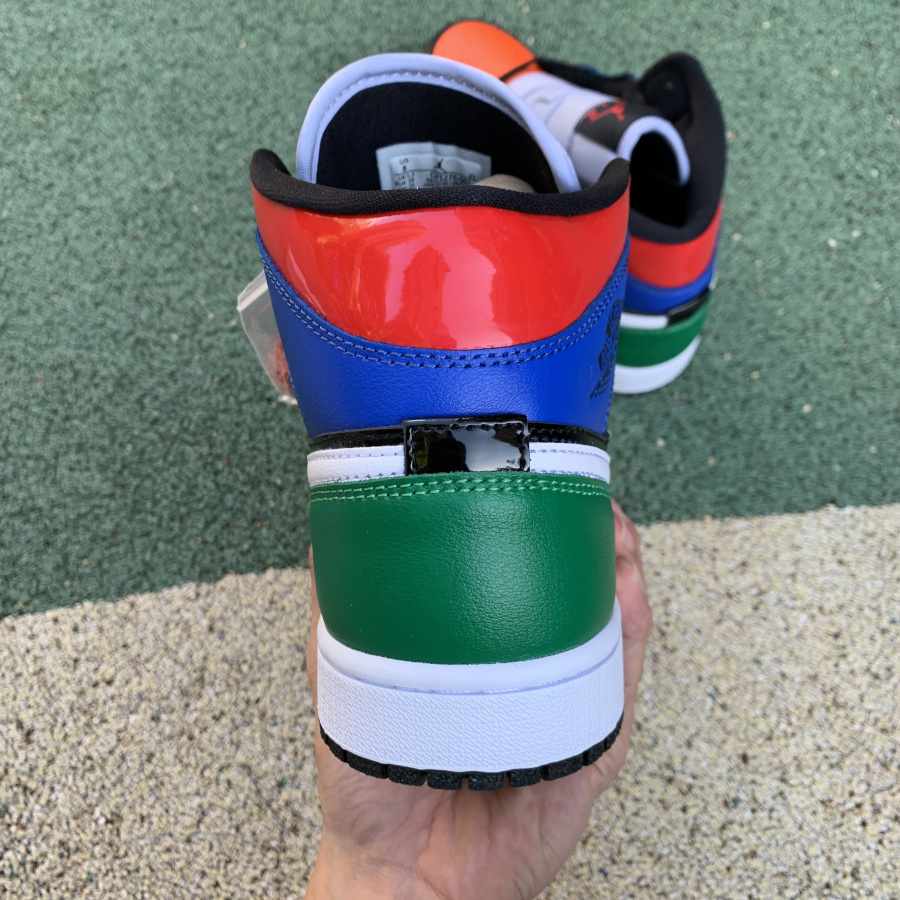 Jordan Air 1 Mid SE “Multicolor Patent” - FashionPlug