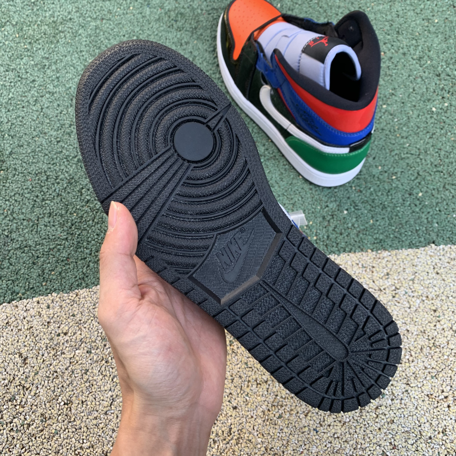 Jordan Air 1 Mid SE “Multicolor Patent” - FashionPlug