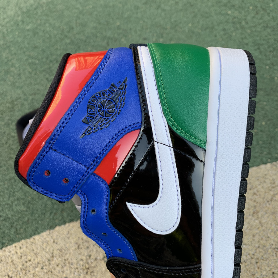 Jordan Air 1 Mid SE “Multicolor Patent” - FashionPlug