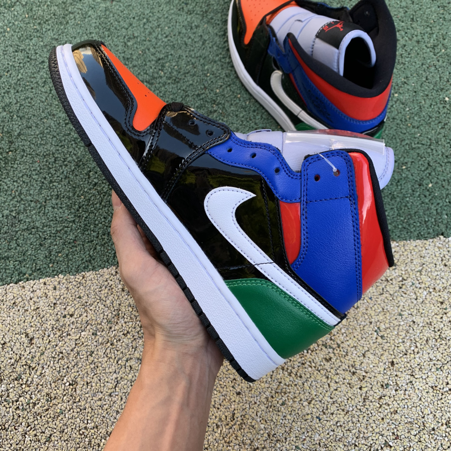 Jordan Air 1 Mid SE “Multicolor Patent” - FashionPlug