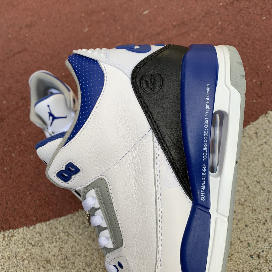 Jordan  Fragment X Air 3 White/Royal Blue-Black DA3595-040 - FashionPlug
