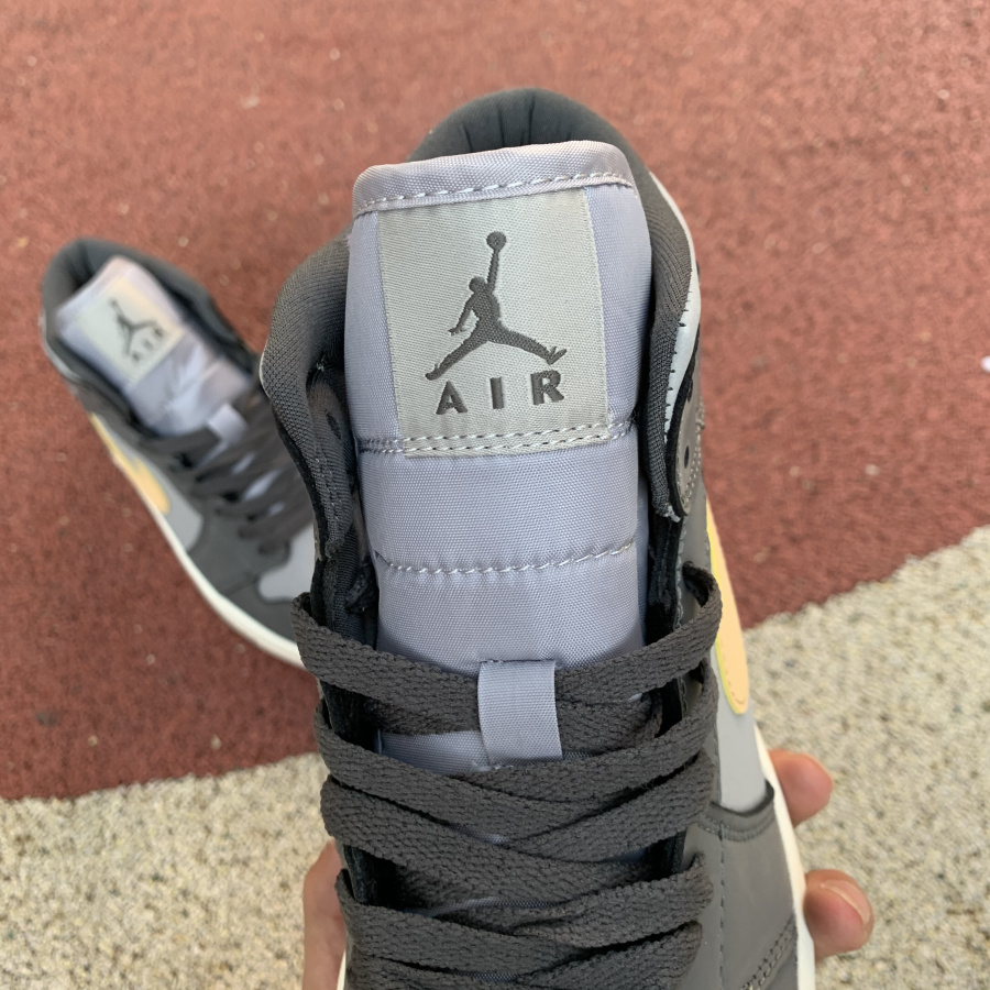 Jordan Air 1 Mid Iron Grey/White Onyx BQ6472 020 - FashionPlug