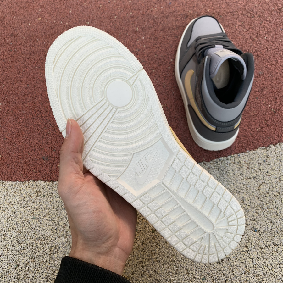Jordan Air 1 Mid Iron Grey/White Onyx BQ6472 020 - FashionPlug