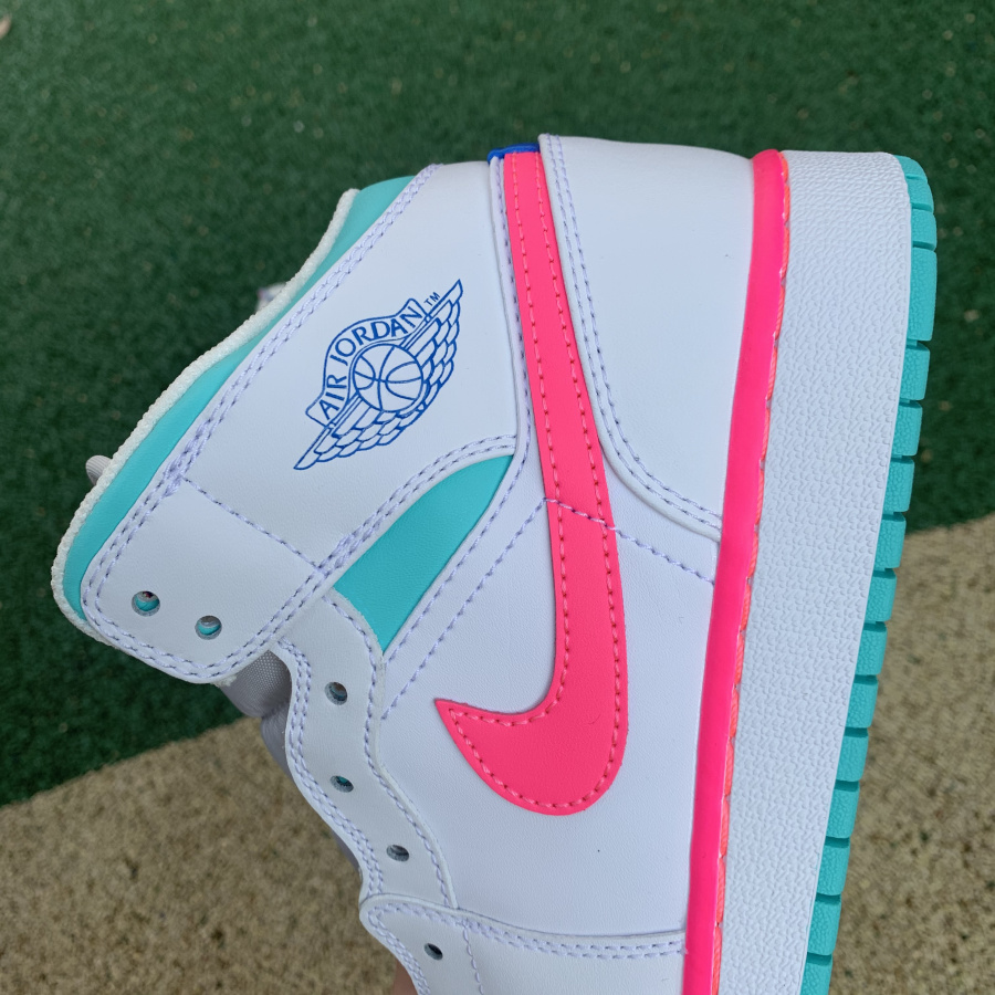 Jordan  Air 1 Mid Digital Pink 555112-102 - FashionPlug