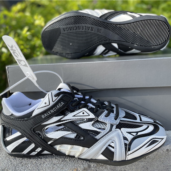 Balenciaga Drive Panelled Sneakers - FashionPlug
