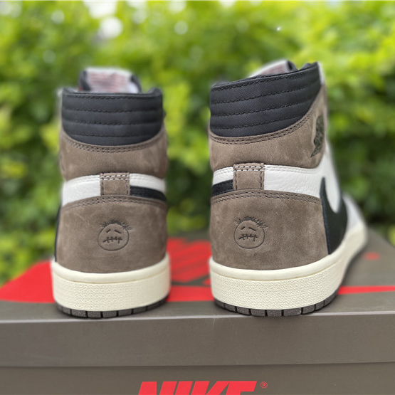 Jordan Travis Scott Air 1 Mocha CD4487-100 - FashionPlug