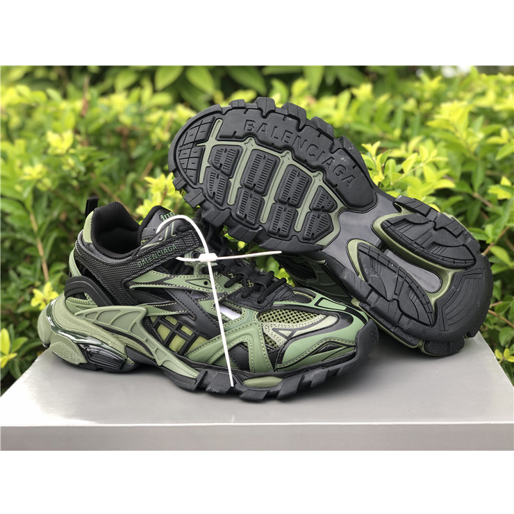 Balenciaga Track.2 Open Sneakers - FashionPlug