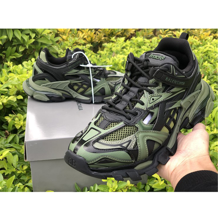 Balenciaga Track.2 Open Sneakers - FashionPlug