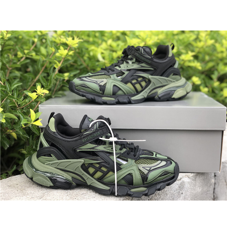 Balenciaga Track.2 Open Sneakers - FashionPlug