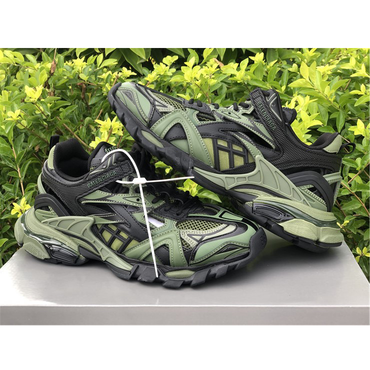 Balenciaga Track.2 Open Sneakers - FashionPlug