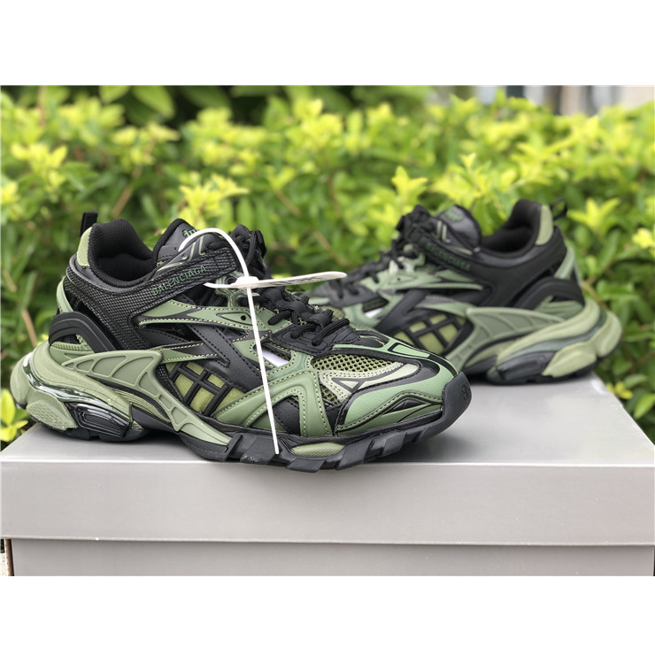 Balenciaga Track.2 Open Sneakers - FashionPlug
