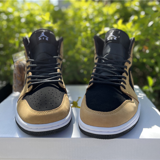 Jordan Air 1 Mid Wheat DB5453-700 - FashionPlug