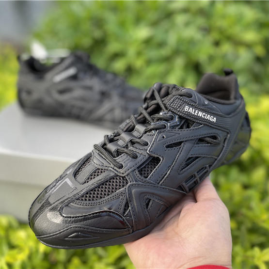 Balenciaga Black Drive Sneakers - FashionPlug