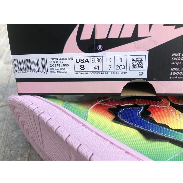 Jordan J Balvin Air 1 High OG Sneaker - FashionPlug