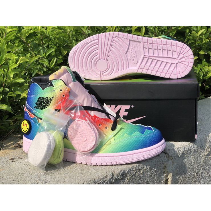 Jordan J Balvin Air 1 High OG Sneaker - FashionPlug