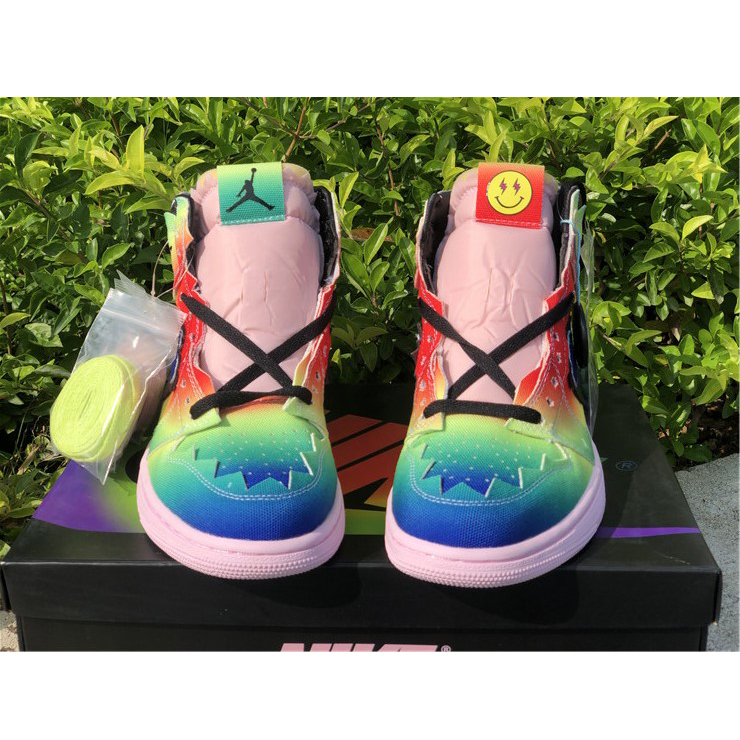 Jordan J Balvin Air 1 High OG Sneaker - FashionPlug