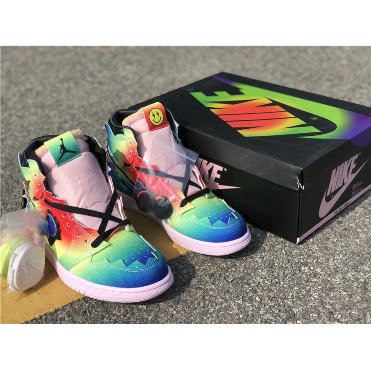 Jordan J Balvin Air 1 High OG Sneaker - FashionPlug