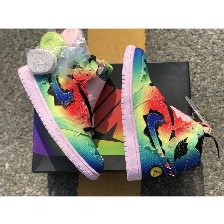 Jordan J Balvin Air 1 High OG Sneaker - FashionPlug
