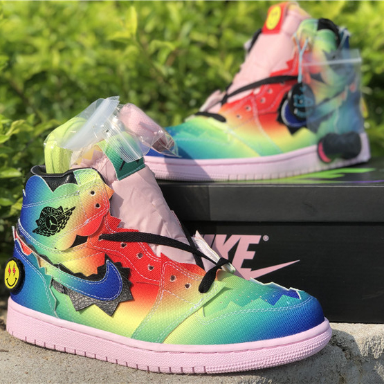 Jordan J Balvin Air 1 High OG Sneaker - FashionPlug