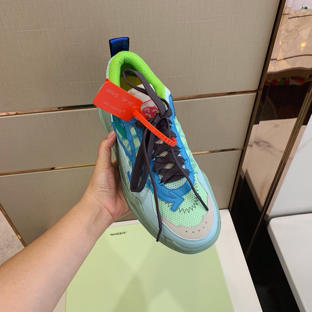 Off White ODSY-1000 Sneaker In Green - FashionPlug