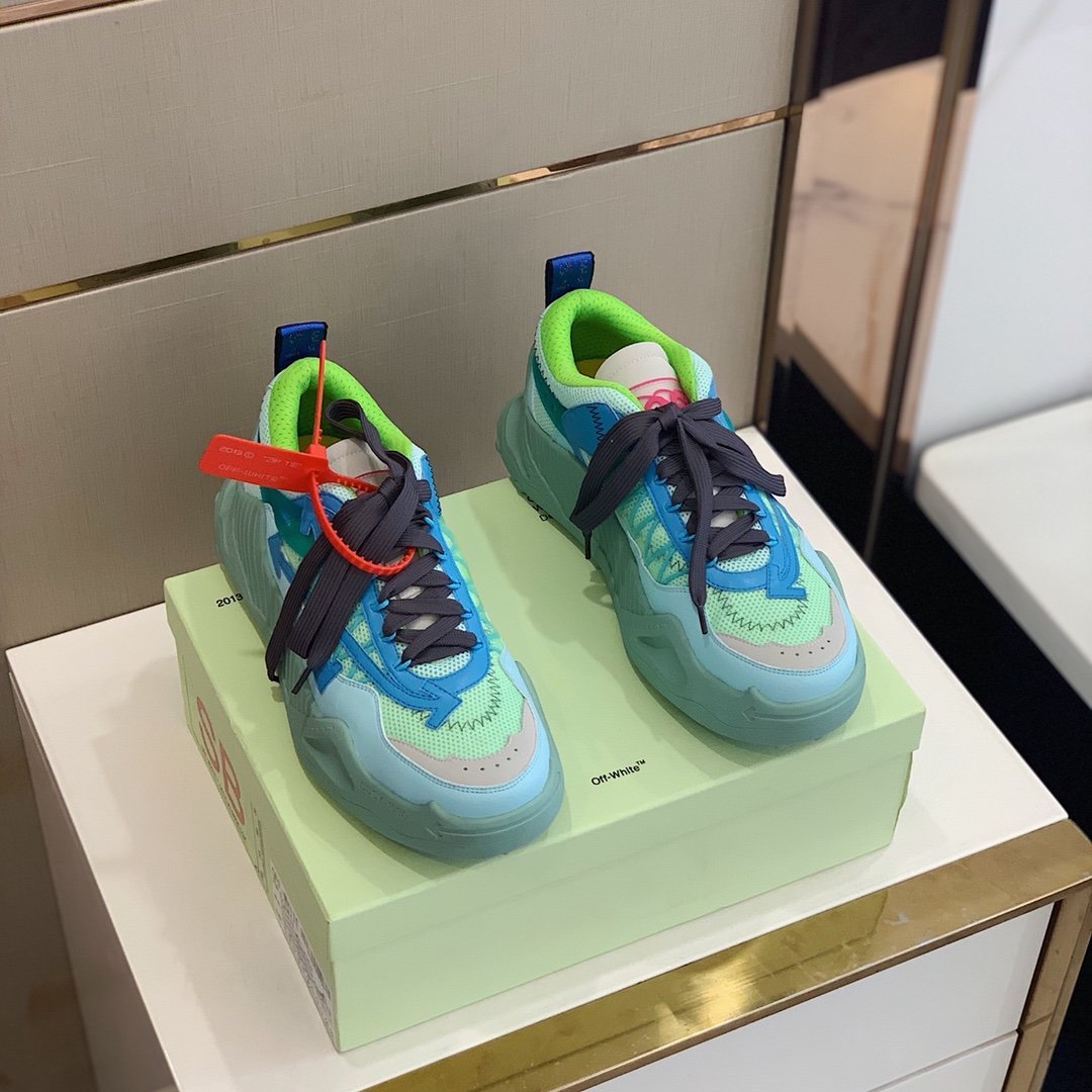 Off White ODSY-1000 Sneaker In Green - FashionPlug