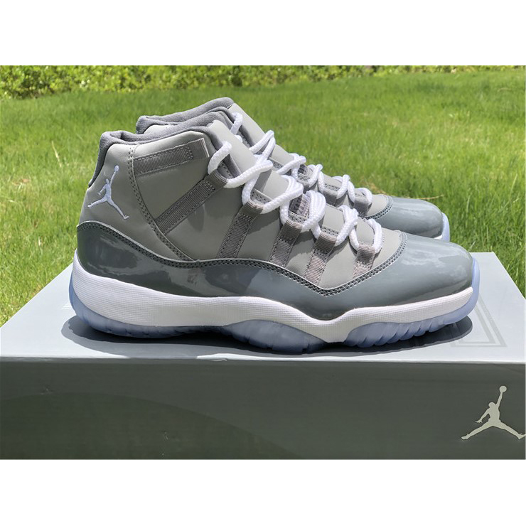 Jordan Air 11 Retro “Cool Grey” Sneakers  378037-001 - FashionPlug