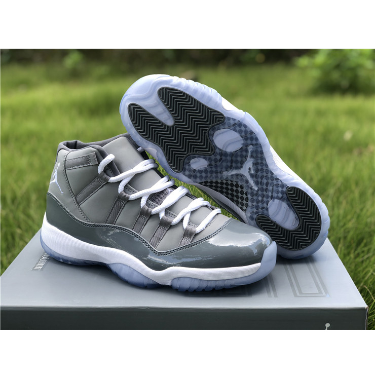 Jordan Air 11 Retro “Cool Grey” Sneakers  378037-001 - FashionPlug
