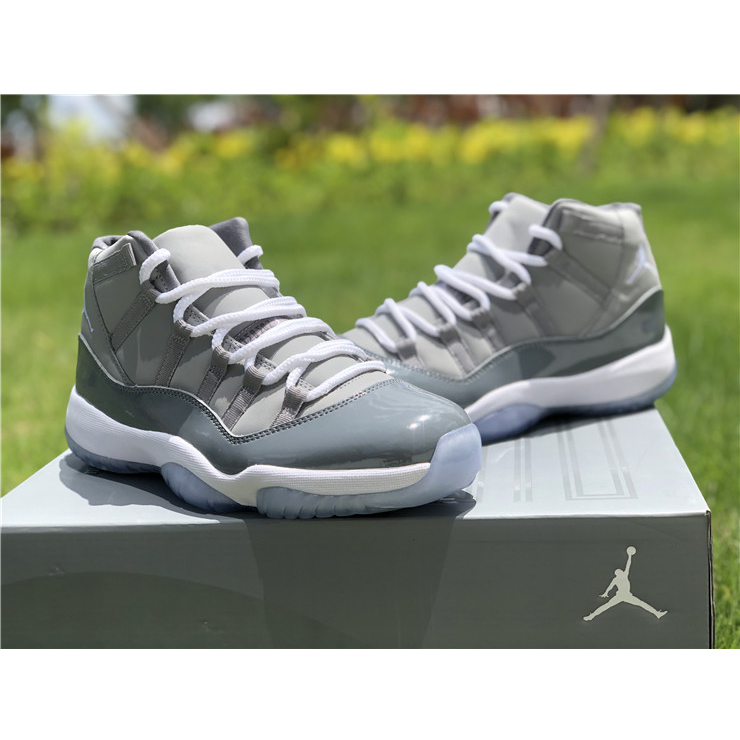 Jordan Air 11 Retro “Cool Grey” Sneakers  378037-001 - FashionPlug