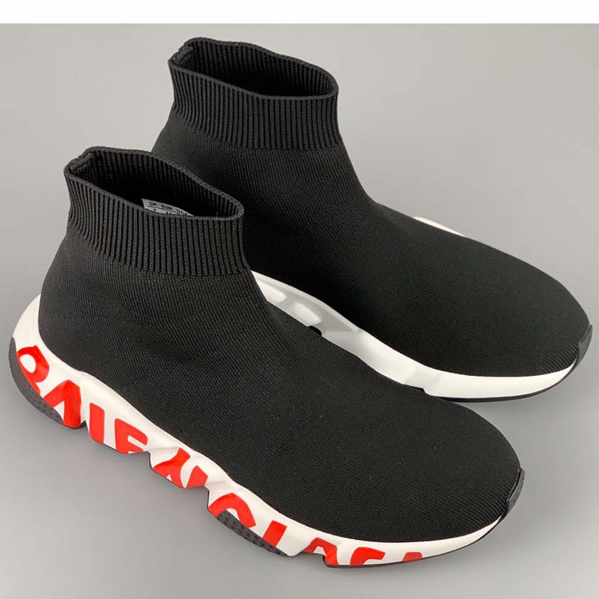 Balenciaga Speed Sneakers Black - FashionPlug