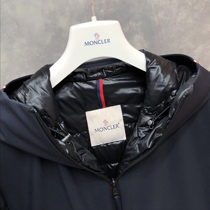 Moncler Hooded Lightweight Down Jacket - FashionPlug