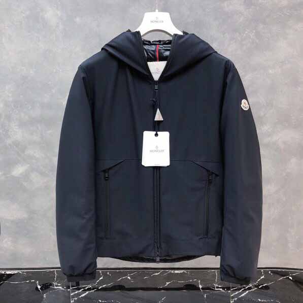 Moncler Hooded Lightweight Down Jacket - FashionPlug