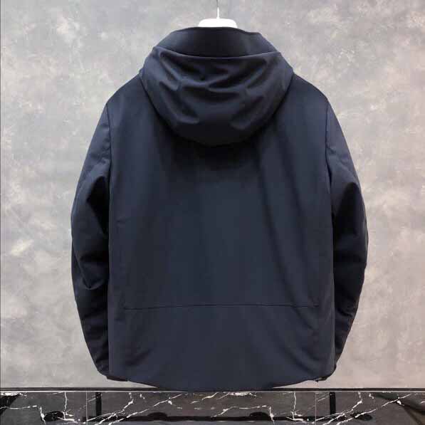 Moncler Hooded Lightweight Down Jacket - FashionPlug
