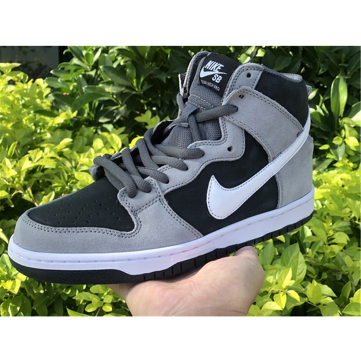 Nike SB Dunk High Pro Dark Grey Black White 854851-010 - FashionPlug
