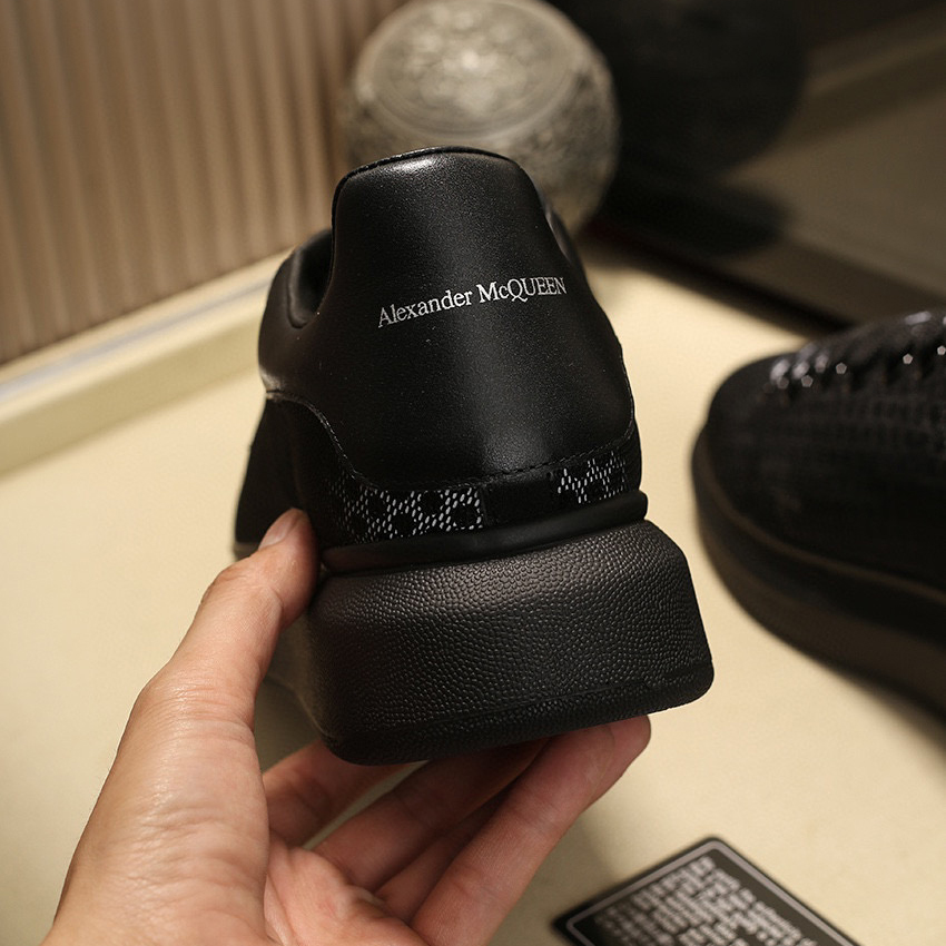 Alexander Mqueen Low Top Sneakers Black - FashionPlug