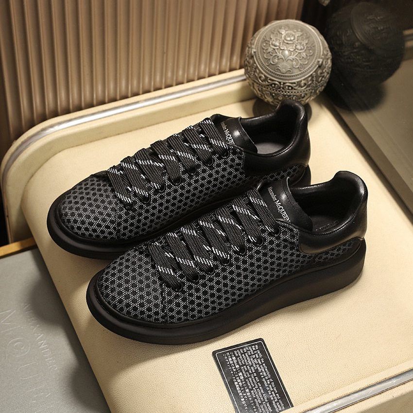 Alexander Mqueen Low Top Sneakers Black - FashionPlug