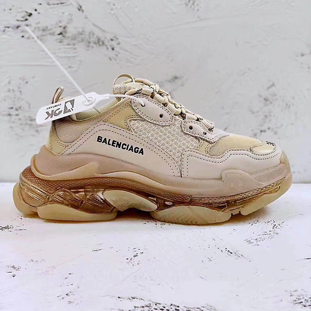Balenciaga Triple S Clear Sole Sneaker  - FashionPlug